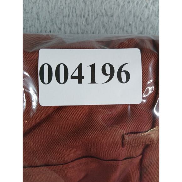 A New Day Pants Womens 16 Orange High Rise Wide Leg Casual Stretchy Cuffed NWT - Picture 10 of 10